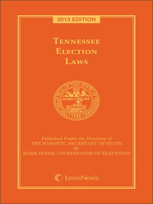 cover image of Tennessee Election Laws